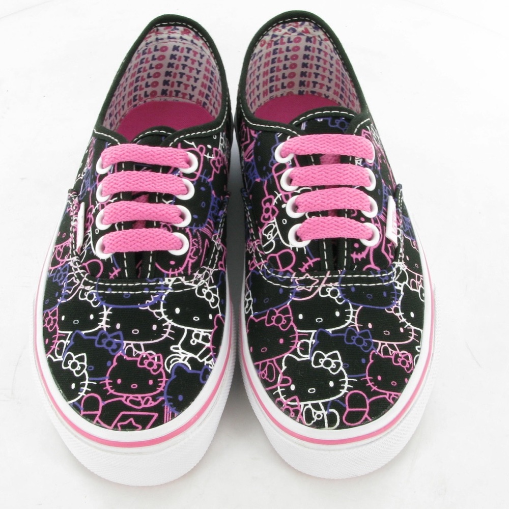 VANS Hello Kitty x Vans Black Pink Purple sz 8